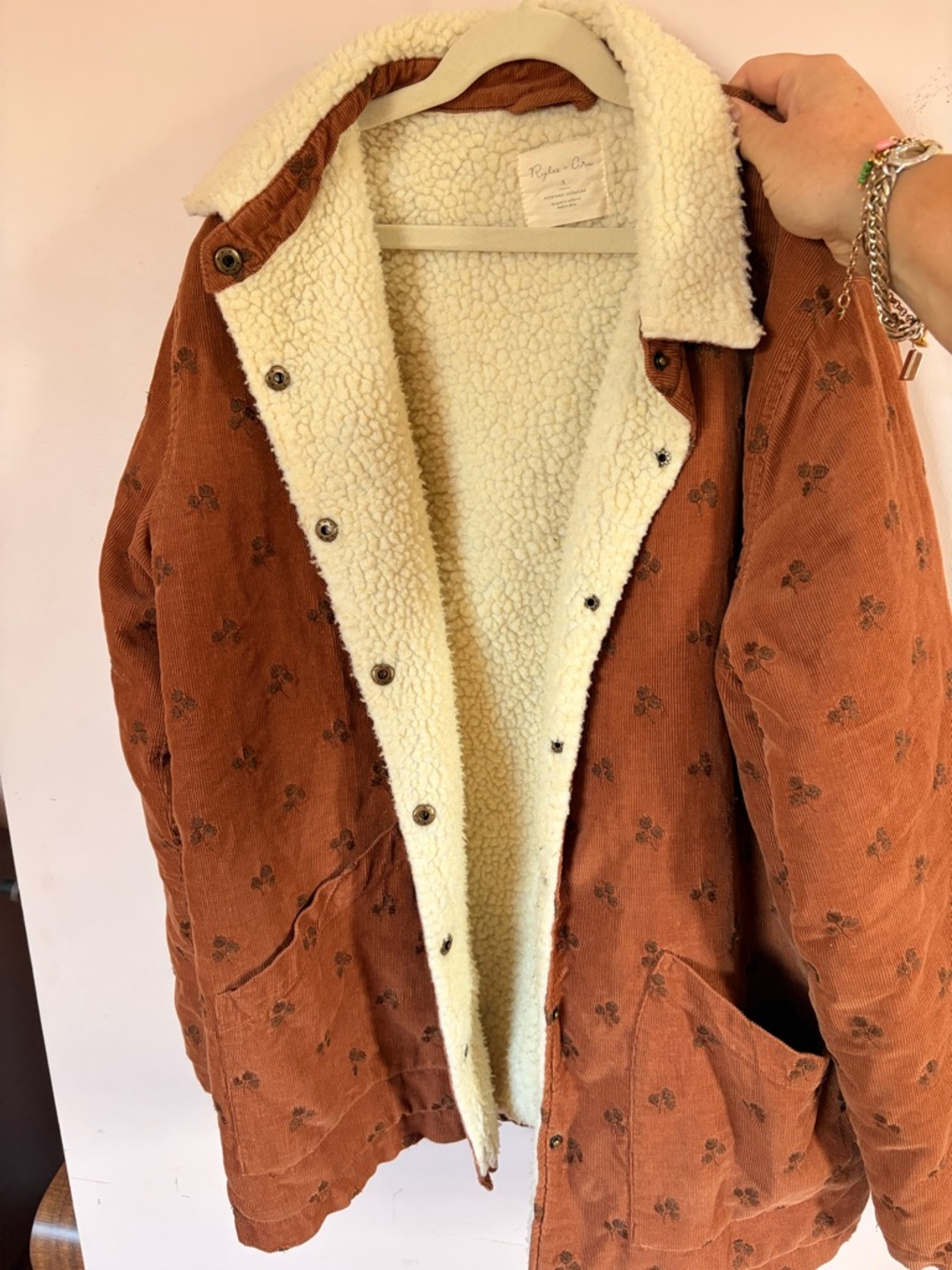 Rylee + Cru Corduroy Bloom Long
Chore Coat